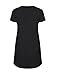 YIOIOIO Womens Short Sleeve Summer Flowy A-Line Tunic T-Shirt High Low Lace Tops