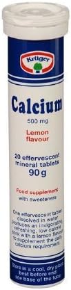 Krueger Calcium Effervescent Tablets (90 g /20 Tablets) by Krueger