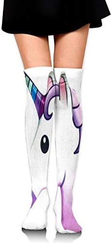 Stockings Unicorn In The Blue Night Sky Inspiring Womens Knee Thigh Socks Accessory Knee-High Boot Sock Clearance For Girls