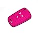 Chevrolet Pink Silicone Protecting Key Case Cover Fob Holder (Single Pack)