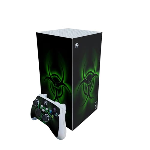 Gaming Skin Compatible with Microsoft Xbox Series X Digital Edition Bundle - Bi…