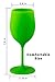 SILICLASS Silicone Wine Glasses With Stem - set of 6 Unbreakable Outdoor Wine Glasses - BPA free - Great Gift idea - Dishwasher safe - For Travel, Camping, Picnic, Pool, Beach, Yacht, Parties