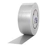ProTapes Pro Duct 100 PE-Coated Cloth Economy Duct Tape, 60 yds Length x 2" Width, White (Pack of 1)