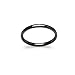 SILVERLINE JEWELRY Stainless Steel Comfort Fit Wedding Band Men 2mm Black Half Sizes 5 to 14