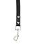 Mighty Paw Dog Leash and Collar - Distressed Genuine Leather - Suitable for All Pet Sizes - Leather Leash - Premium Quality Dog Leash - 5 ft Soft Leather Leash - Modern Dog Collar Leash - Black