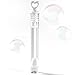 Hosaire Bubble Wand 48 Pack Heart Tube Wedding Bubbles Summer Toy Party Favor (No Bubble Fluid)