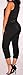 BAIFERN Womens Sleeveless Jumpsuits Deep V Tie Waist Solid Carpi Rompers Solid Color