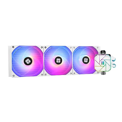 Thermalright AQUA ELITE 360 Weiß V3 Flüssig-CPU-Kühler, 360 Kühlreihen, 3 x 120mm PWM-Lüfter, 360mm Aio für AMD/AM4/AM5, IntelLGA1150/1151/1200/1700/1