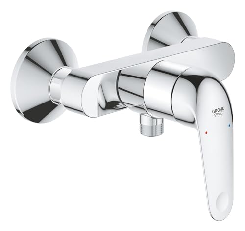 GROHE Swift, Duscharmatur Aufputz, mit Werkzeug (Mischbatterie für die Dusche, eigensicher gegen Rückfließen, Brausearmatur mit Metallhebel, langlebige Oberfläche), chrom, 24333001