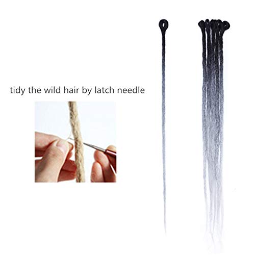 Syntheic Dreadlock Extensions 24 Inch Ombre Dreadlocks For Women Men 