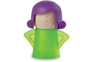 HORNO Angry Mama Microwave Oven Steam Cleaner and Disinfects With Vinegar and Water for Kitchens (Green)