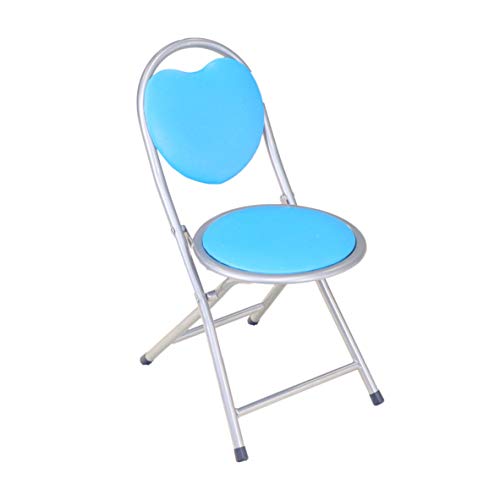 Frenchi Home Furnishing Kids Metal Folding Chair, Blue