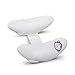 Inchant Adjustable Baby Soft Head Neck Support - Children Travel Car Seat Safety Pillow Cushion, Banana Pillow Stroller Head Support for Toddlers Infants Child - White