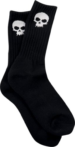 Zero Skull Socks [Black] - Single Pair