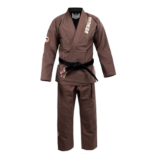Venum Elite 5.0-450 - Brazilian Jiu Jitsu Gi - Chocolate Brown - A1