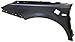 CPP Front Passenger Side Primed Fender Replacement for 1999-2005 Volkswagen Jetta