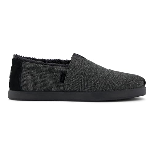 TOMS Alp FwdLoafer für Herren, flach, Grau/Fischgrätmuster, 44.5 EU