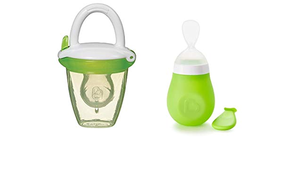 Munchkin Baby Feeding Bundle Squeeze Presser Cuchara y ...