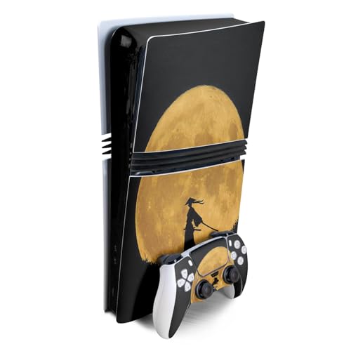Gaming Skin Compatible with Sony PlayStation 5 PS5 Pro Bundle - Samurai - Premi…