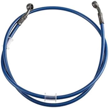Motorcycle Braided Steel Brake Clutch Oil Hose Pipe Tube For Racing Dirt Bike Motorcycle replacement parts (Color : Blue)