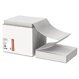 Universal 15802 Computer Paper, 20lb, 9-1/2 x 11, Letter Trim Perforations, White, 2400 Sheets