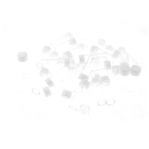 Lab 30mm Dia Clear Plastic Cell Culture Test Tube Replacement 50 Pcs