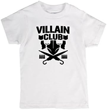 Villain Club Marty Scurll NJPW WWE Childrens T Shirt (Large Youth US Kids)
