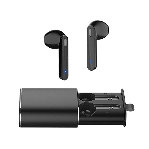Ephram, cuffie wireless Bluetooth V5.0, cuffie stereo Hi-Fi True TWS per  corsa, sport, con custodia di ricarica integrata - Cuffie Hi-Fi