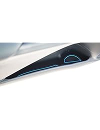 Soportes para tazas y compartimientos personalizados para Toyota Prius y Prius Prime, set de 16 unidades, Franja azul
