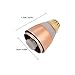 zroven 3pcs Facial Hair Remover Replacement Heads Eyebrow Hair Removal Tool Rose Gold Eyebrow Hair Remover Trimmer Razor Heads Covers for Replacement