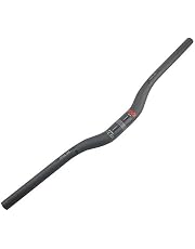 Manubrio Per Bici Mountain Bike - Grip Ergonomico Lock-on, Nero, Con Barre Laterali