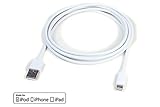 [Apple Certified MFi] CableJive iBoltz XL 6 1/2 Feet (2 Meter) Extra Long Lightning USB Charge and Sync Cable for iPhone 7, 7 Plus, 6, 6S, SE, 5S, 5C, iPad and all Apple Lightning devices; IBOLTZ-2MW