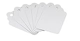 Amram White Merchandise Marking Tags, 1000 Tags, Unstrung, 1 1/8"x1 13/16" (Office Product)