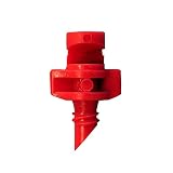 60 Pack RED xGarden 180 Degree Micro Sprayer Fan Jet - For Hydroponic and Aeroponic Misters and Cloners