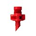 60 Pack RED xGarden 180 Degree Micro Sprayer Fan Jet - For Hydroponic and Aeroponic Misters and Cloners