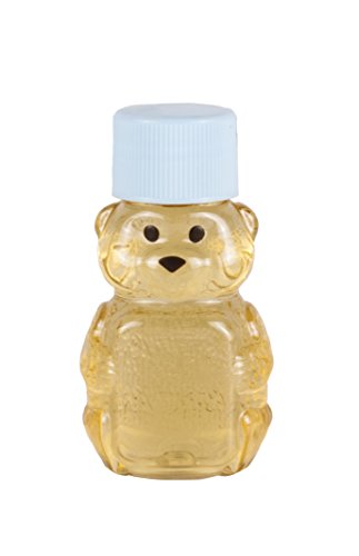 RETROPAK PB06W24RP Panel Bear with Baby Blue Caps, 2-Ounce, Clear…