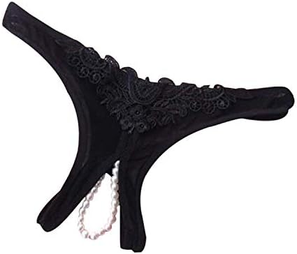 RASTPOAL Women's Lace Thongs Open Crotch Underwear Thongs Lace G-Strings Sexy Panties