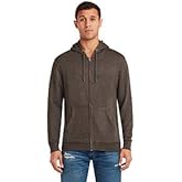 Lane Seven Unisex Premium Full-Zip Hooded Sweatshirt L Charcoal Heather