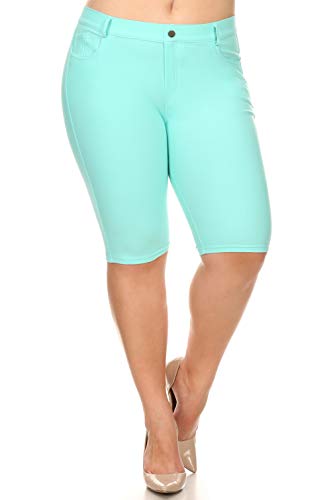 Turquoise Bermuda Shorts XL 