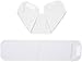 Amazon Basics Room Darkening Blackout Window Curtain with Rod Pocket and Tie Back, 52 x 84 Inches, White - Set of 2