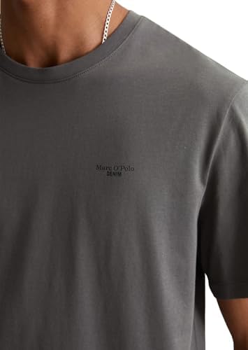 Marc OߴPolo Denim hommes t-shirt en coton biologique Regular Fit, Gris (Oxide Grey), M