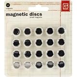 Bulk Buy: Basic Grey Magnetic Snaps 20/Pkg Small (2-Pack)