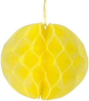 Amazon ペーパー ハニカム ボール Paper Honeycomb Ball 30cm Yellow ポンポン 装飾品 飾り Fabric Mie 置物 オブジェ 通販