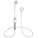 LBell Wireless Headphones V4.1 Wireless Stereo Earbuds Built-in Noise Cancellation Stereo Bluetooth Headphones with Mic Compatible for Android (White)