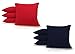 Johnson Enterprises 8 Standard Corn Filled Regulation 6 x 6 Inch Duck Cloth Cornhole Bags (Red/Navy)