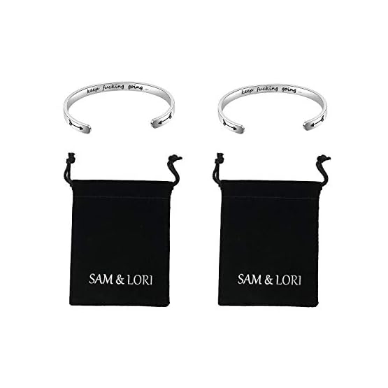 SAM-LORI-Inspirational-Cuff-Bracelet-Bangle-Keep-Going-Motivational-Mantra-Quote-Stainless-Steel-Engraved-Best-Friend-Sister-Gift-for-Women-Teen-Girls-with-Hidden-Message SAM-LORI-Inspirational-Cuff-Bracelet-Bangle-Keep-Going-Motivational-Mantra-Quote-Stainless-Steel-Engraved-Best-Friend-Sister-Gift-for-Women-Teen-Girls-with-Hidden-Message