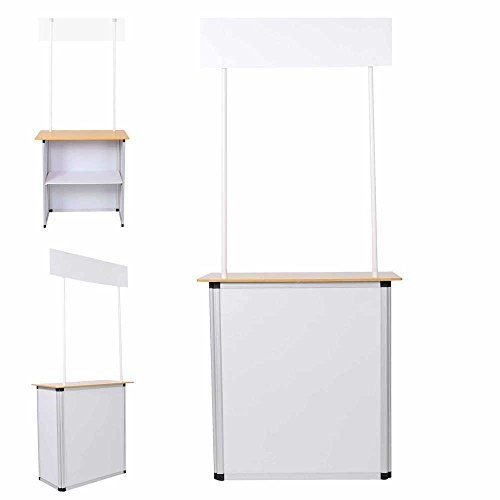 Popup Promotion Counter Table Booth Aluminum Frame Demo Display Kiosk Trade Show - Thumbnail 2