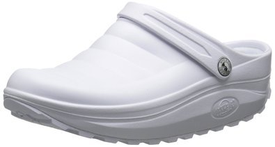 ANYWEAR Women's Point Medical Nursing Clog White