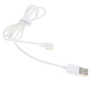 Homyl 1 pc Cables de Cargador Magnético 2 Pines Pulsera ...