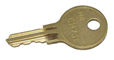CH751 4 Pack Replacement Keys for T-Handles, Camper Toppers, Camper Shells, Truck Caps, Cabinets and Push Locks - Set of XXX (4-Pack)